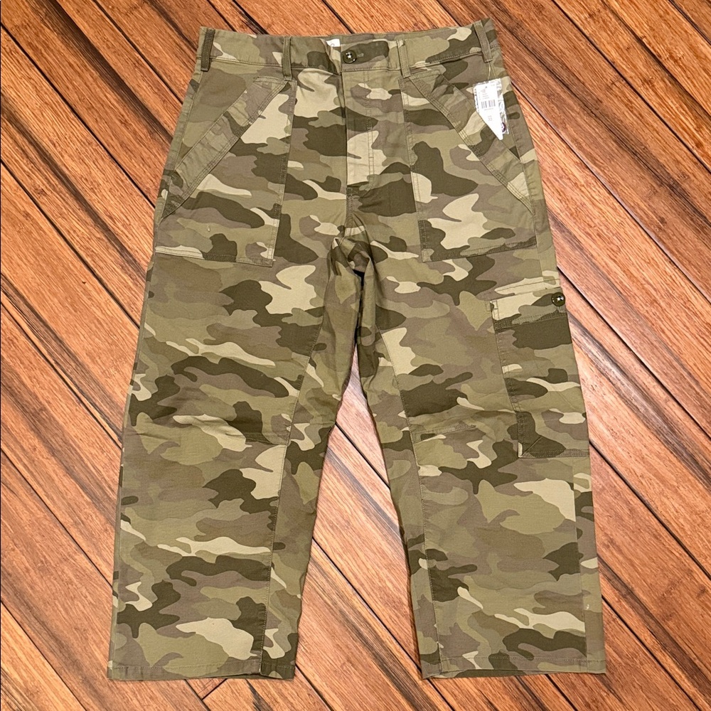 Anthropologie Pilcro New Sz 32 Barrel Camo Pants